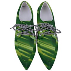 Green-01 Pointed Oxford Shoes by nateshop