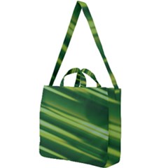 Green-01 Square Shoulder Tote Bag by nateshop