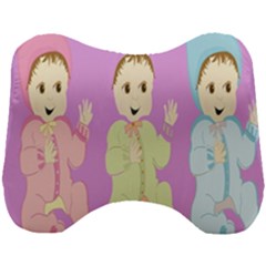 Happy 02 Head Support Cushion by nateshop