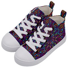 Kaleidoscope Kids  Mid-top Canvas Sneakers by nateshop