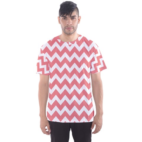 Chevron Pattern Gifts Men s Sport Mesh Tee by GardenOfOphir