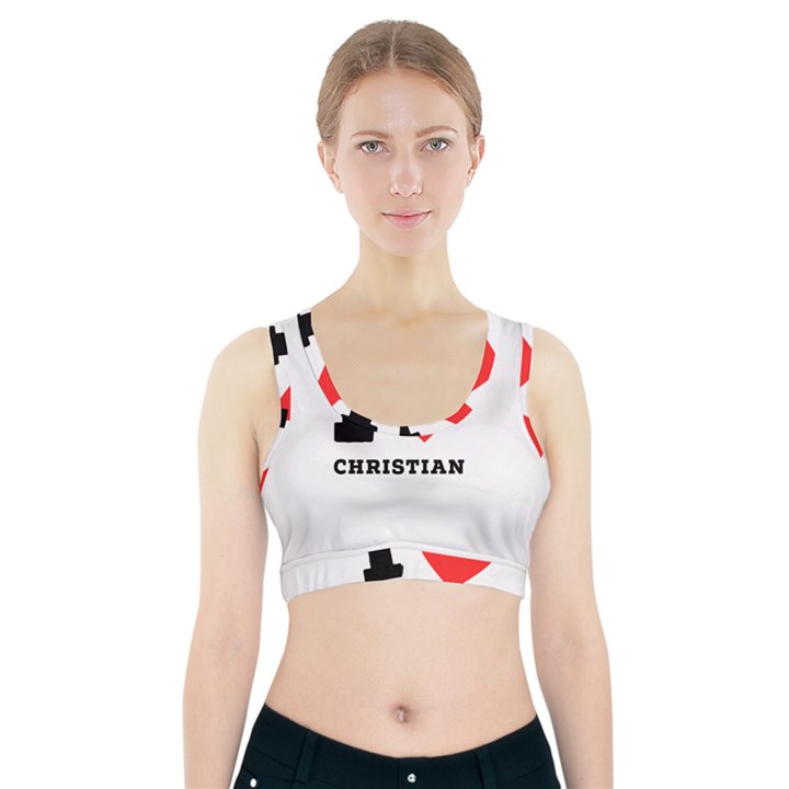 I love christian Sports Bra With Pocket