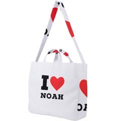I Love Noah Square Shoulder Tote Bag by ilovewhateva