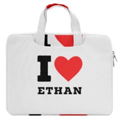 I Love Ethan Macbook Pro 16  Double Pocket Laptop Bag  by ilovewhateva