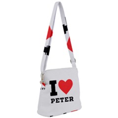 I Love Peter Zipper Messenger Bag by ilovewhateva