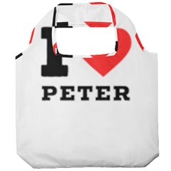 I Love Peter Foldable Grocery Recycle Bag by ilovewhateva