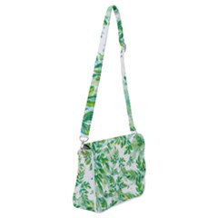 Leaves-37 Shoulder Bag With Back Zipper