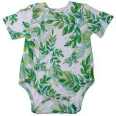 Leaves-37 Baby Short Sleeve Bodysuit by nateshop