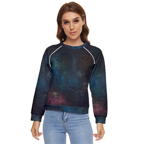 Space-02 Women s Long Sleeve Raglan Tee by nateshop