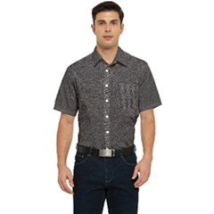 Texture-jeans Men s Short Sleeve Pocket Shirt  by nateshop