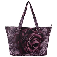 Rose Mandala Full Print Shoulder Bag by MRNStudios