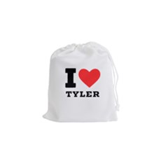 I Love Tyler Drawstring Pouch (small) by ilovewhateva