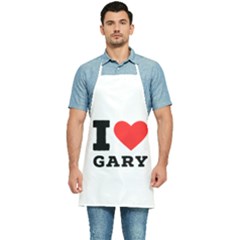 I Love Gary Kitchen Apron by ilovewhateva