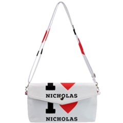 I Love Nicholas Removable Strap Clutch Bag by ilovewhateva