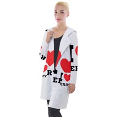 I Love Jerry Hooded Pocket Cardigan by ilovewhateva