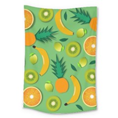Fruit Tropical Pattern Design Art Large Tapestry by danenraven