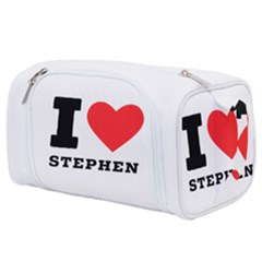 I Love Stephen Toiletries Pouch by ilovewhateva