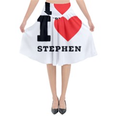 I Love Stephen Flared Midi Skirt by ilovewhateva