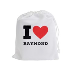 I Love Raymond Drawstring Pouch (xl) by ilovewhateva
