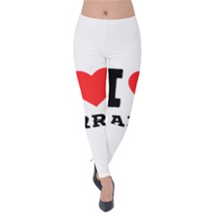 I Love Larry Velvet Leggings by ilovewhateva