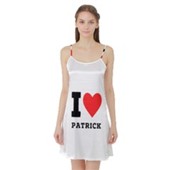 I Love Patrick  Satin Night Slip by ilovewhateva