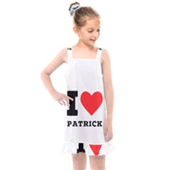 I Love Patrick  Kids  Overall Dress by ilovewhateva