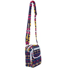Pattern Colorful Aztec Shoulder Strap Belt Bag