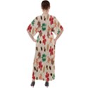 Autumn-5 V-Neck Boho Style Maxi Dress View2