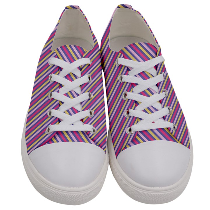 Background-102 Women s Low Top Canvas Sneakers