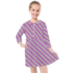 Background-102 Kids  Quarter Sleeve Shirt Dress by nateshop