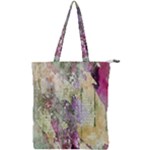 Background-105 Double Zip Up Tote Bag