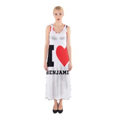 I Love Benjamin Sleeveless Maxi Dress by ilovewhateva
