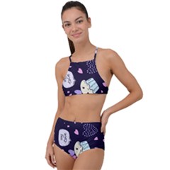 Cupcake High Waist Tankini Set by nateshop