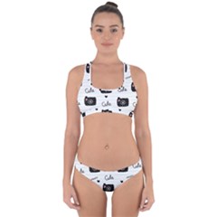 Cute-cutes Cross Back Hipster Bikini Set by nateshop