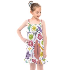 Flowers-101 Kids  Overall Dress