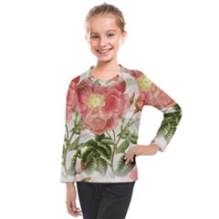 Flowers-102 Kids  Long Mesh Tee