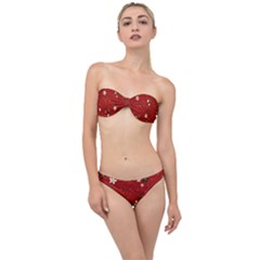 Flowers-106 Classic Bandeau Bikini Set by nateshop