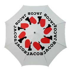 I Love Jacob Golf Umbrellas by ilovewhateva