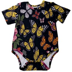 Flowers-109 Baby Short Sleeve Bodysuit by nateshop