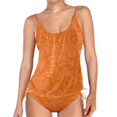 Orange-chaotic Tankini Set by nateshop