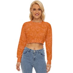 Orange-chaotic Lightweight Long Sleeve Sweatshirt by nateshop