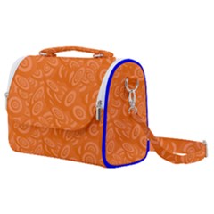 Orange-ellipse Satchel Shoulder Bag by nateshop