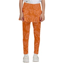 Orange-ellipse Kids  Skirted Pants by nateshop
