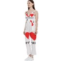 I love jeffrey V-Neck Spaghetti Strap Tie Front Jumpsuit View2