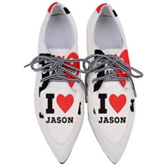 I Love Jason Pointed Oxford Shoes by ilovewhateva