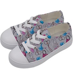 Medicine Kids  Low Top Canvas Sneakers by SychEva