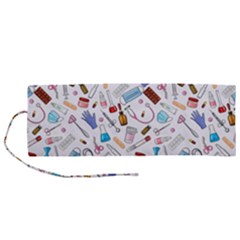 Medical Roll Up Canvas Pencil Holder (m) by SychEva