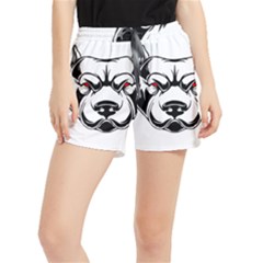 Dog Animal Mammal Bulldog Pet Women s Runner Shorts by Semog4