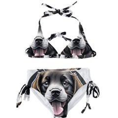 Dog Animal Puppy Pooch Pet Kids  Classic Bikini Set by Semog4