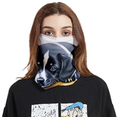 Dog Animal Cute Pet Puppy Pooch Face Covering Bandana (two Sides) by Semog4